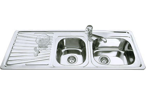 CM 1+3/4 Bowl & Drainer 123cm CM1801